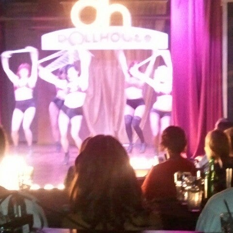 Photo taken at Dollhouse Lounge &amp; Burlesque by Amanda D. on 7/8/2012