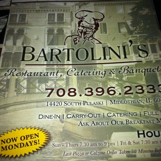 Photo taken at Bartolini&#39;s Restaurant, Catering &amp; Banquets by Chuck A. on 8/24/2012