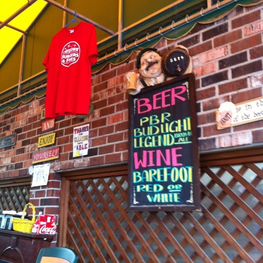 Photo taken at Carytown Burgers &amp; Fries by Noelle N. on 6/5/2012