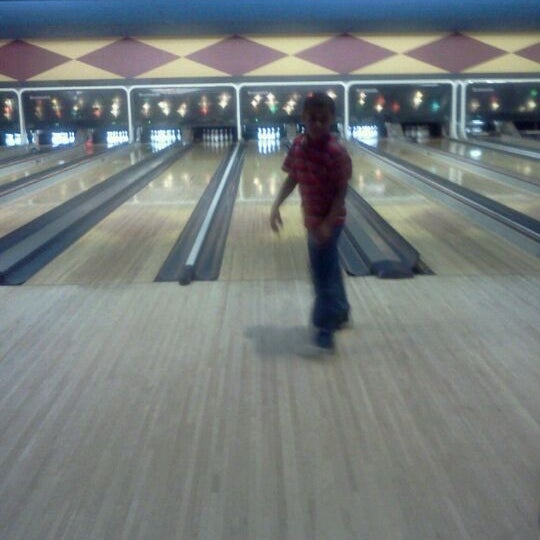 Photo taken at Palace Bowling &amp; Entertainment Center by Sterling M. on 5/12/2012