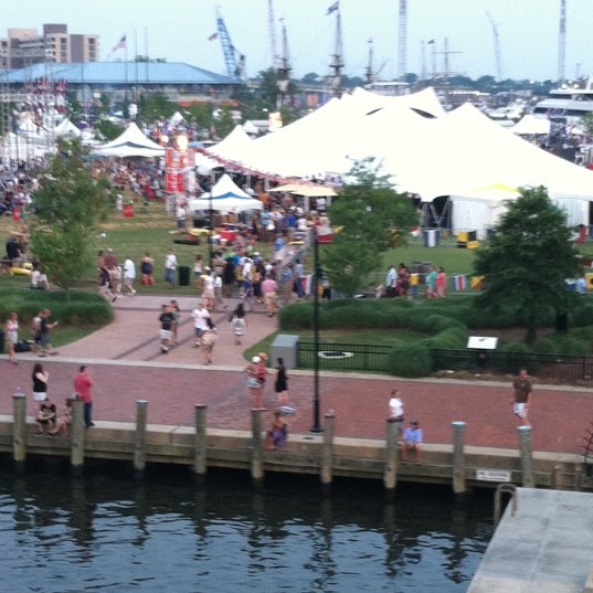 Photo taken at Town Point Park by Pam C. on 6/12/2011
