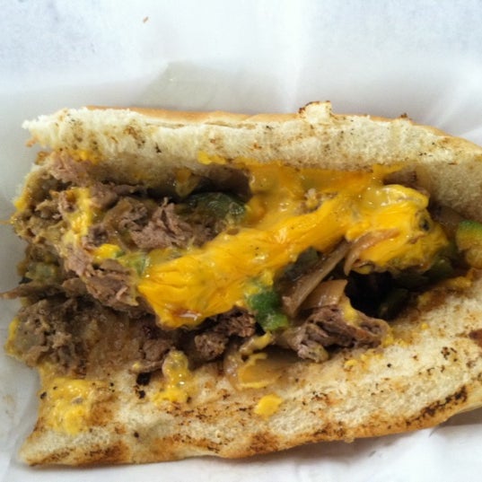 Get the Philly cheese steak with cheese wiz.