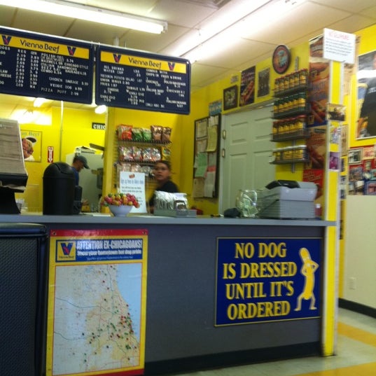 Photo taken at Mike&#39;s Chicago Hot Dogs by Jay M. on 8/1/2011