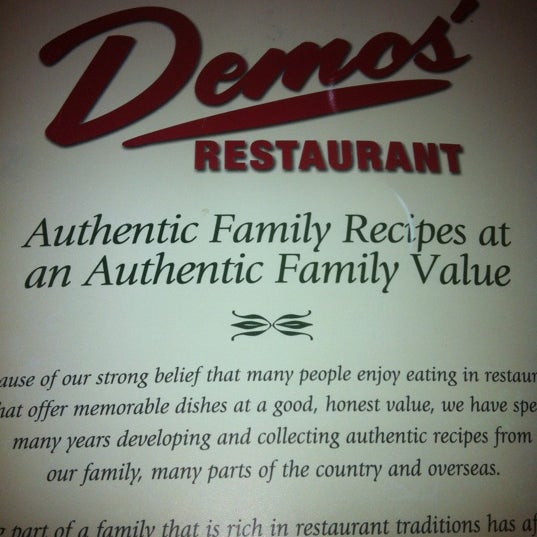 Photo taken at Demos&#39; Restaurant by Cruise Radio on 8/24/2012