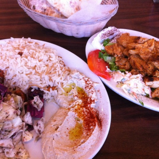 Photo taken at Aladdin Mediterranean Cuisine by Ty H. on 9/3/2012