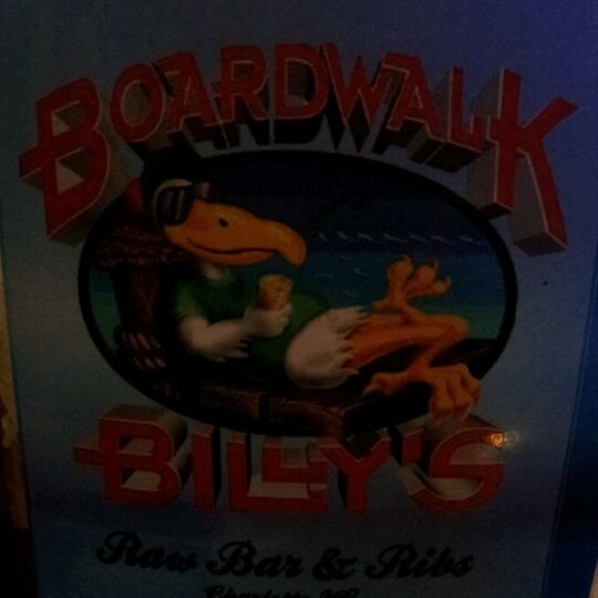 Photo taken at Boardwalk Billy&#39;s Raw Bar &amp; Ribs Crown Point by Debbie S. on 3/9/2012