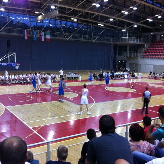 Photo taken at Sportska dvorana Žatika by Michel B. on 8/9/2012