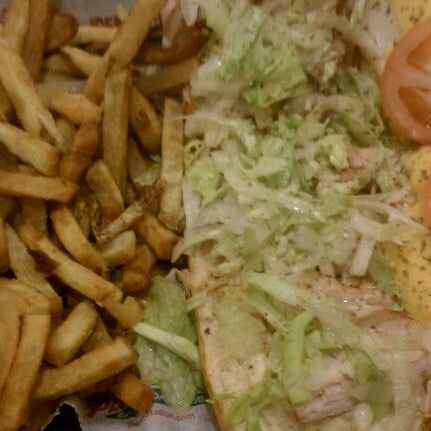 Photo taken at Penn Station East Coast Subs by Peredwyth O. on 6/1/2012