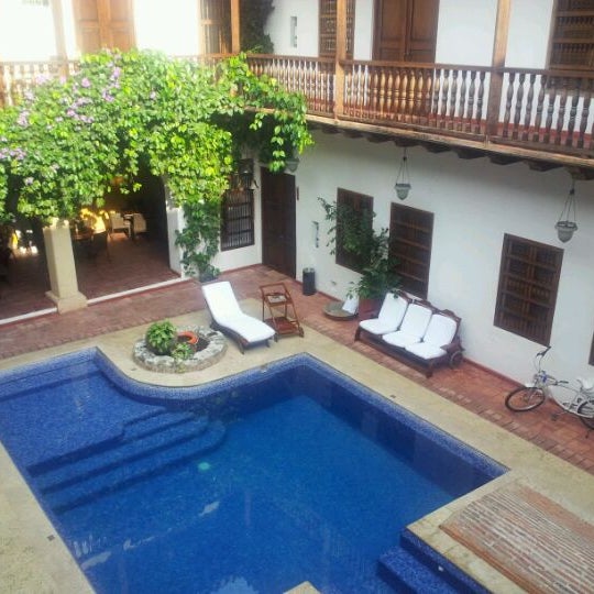 Das Foto wurde bei Casa del Arzobispado Hotel Cartagena de Indias von Carlitos V. am 4/7/2012 aufgenommen