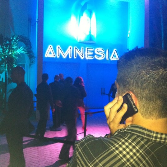 Photo taken at Amnesia Miami by Michelle Rose Domb on 4/14/2012