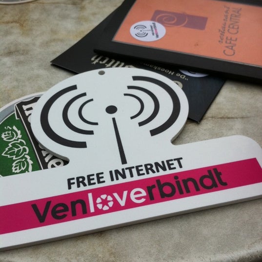 Connect your mobile device to Venloverbindt for free wireless internet