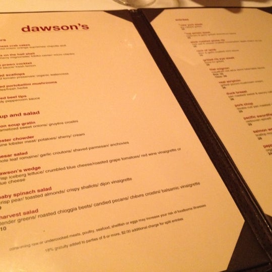 5/20/2012 tarihinde Sabrina Michele T.ziyaretçi tarafından Dawson&#39;s Steakhouse'de çekilen fotoğraf