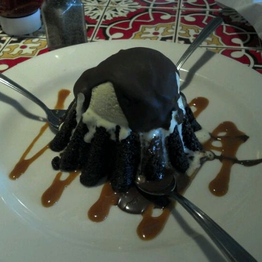 The molten chocolate cake is the best
