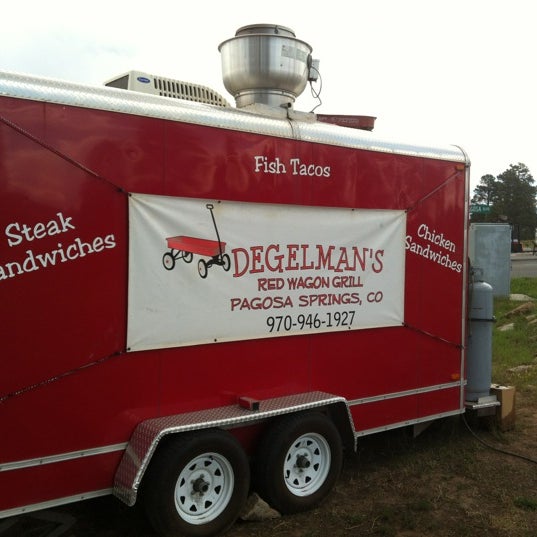 Degelman's Red Wagon Grill Food Truck in Pagosa Springs