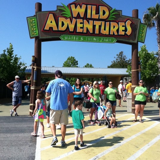 Photo taken at Wild Adventures Theme Park by Megan H. on 5/25/2012