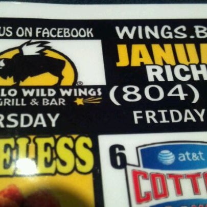 Foto tirada no(a) Buffalo Wild Wings por Keith S. em 1/11/2012