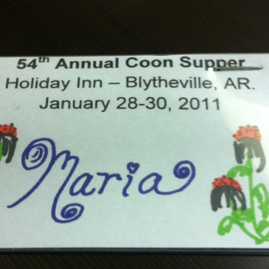 Photo taken at Holiday Inn Blytheville by Maria T. on 1/29/2011