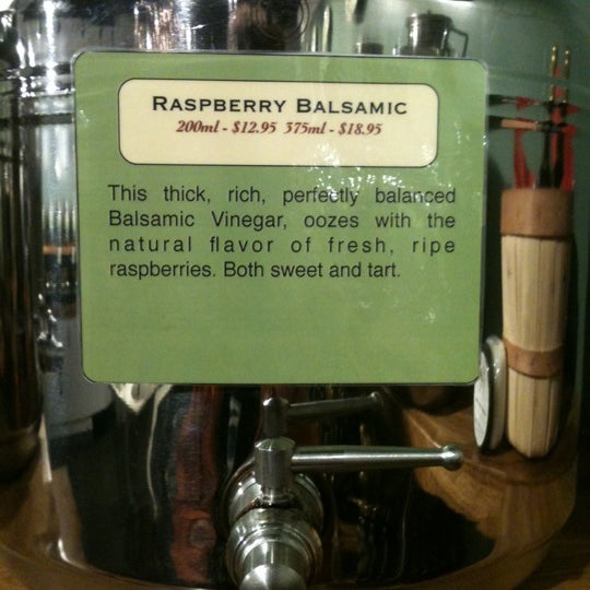 Try the raspberry balsamic! It's great!