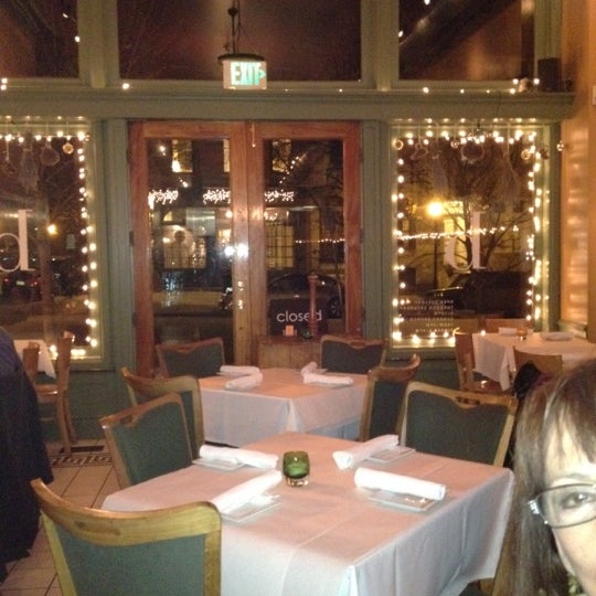 Photo taken at b - A Bolton Hill Bistro by Maury W. on 12/3/2011