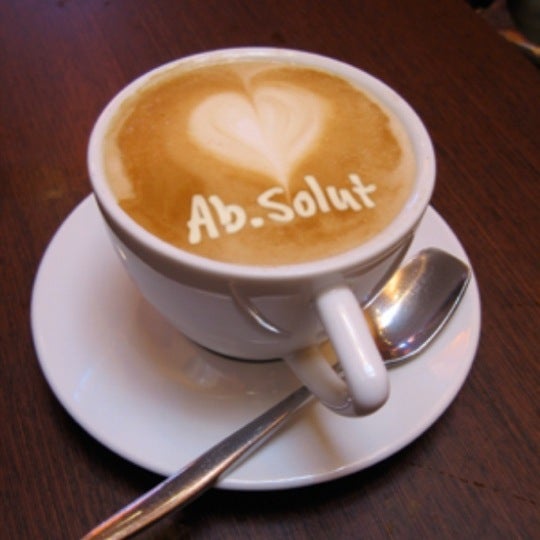 Photo taken at AB.SOLUT Café by Cesar F. on 5/21/2012