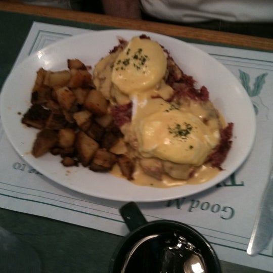 Breakfast is awesome. Try the special. We had been ordering Bob's Benedict.