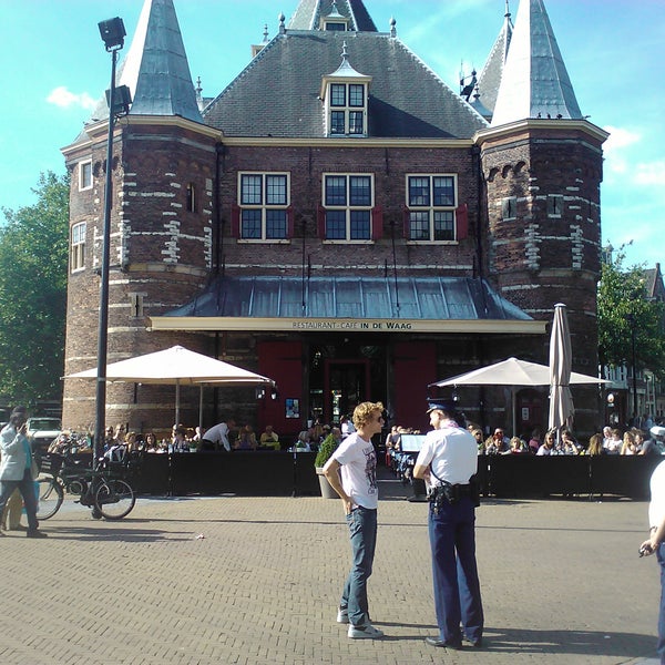Photo taken at Restaurant-Café In de Waag by Andrea R. on 8/5/2011