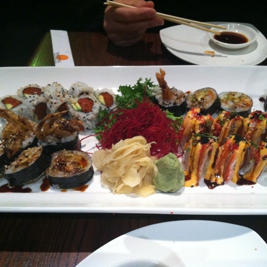 Photo taken at Nagoya Japanese Steakhouse &amp; Sushi by Troy W. on 3/10/2011
