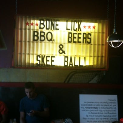 Photo taken at Bone Lick BBQ by Dave C. on 9/6/2012