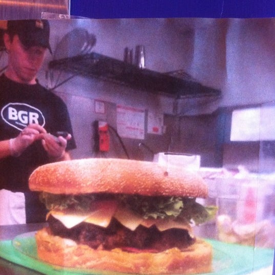 Photo taken at BGR The Burger Joint by Brad D. on 12/8/2011