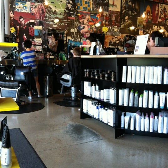 Photo taken at Floyd&#39;s Barbershop - Mopac by Steven C. on 4/1/2012