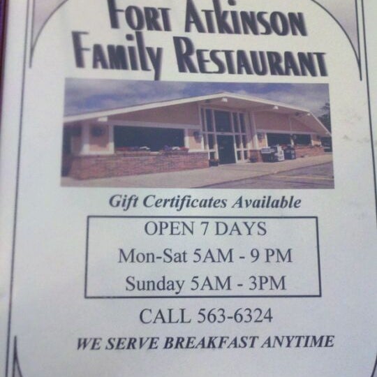 Ft Atkinson Family Restaurant 6 tips