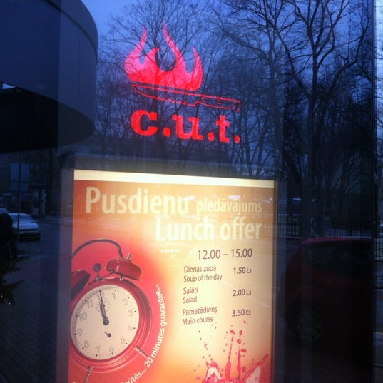 Photo taken at C.U.T. restaurant by Ilya D. on 1/7/2012