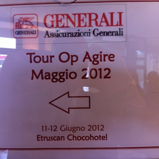 Foto tirada no(a) Etruscan Chocohotel Hotel por Matteo G. em 6/11/2012