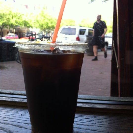 Have an ice coffee! It's cold brewed, which makes it full bodied and low in acidity.