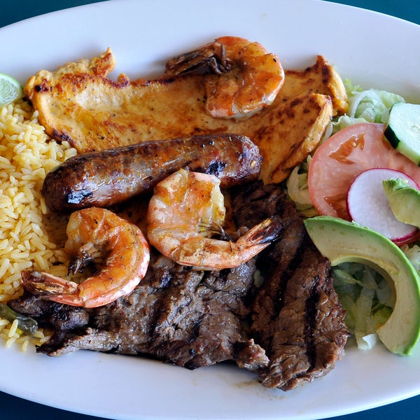 From our review: Yuca con chicharron and the pupusa revuelta are strong appetizers. Carne asada is tender and "full of intense garlicky flavor." Read more: http://bsun.md/RJ6aSK
