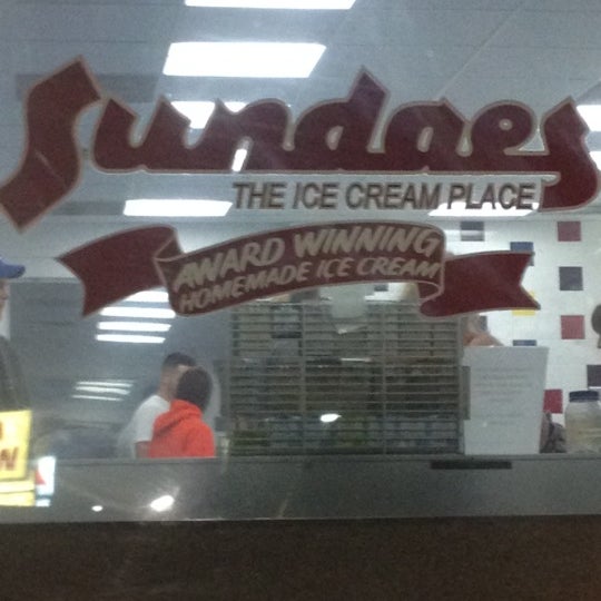 Photo taken at Sundaes The Ice Cream Place by Amy W. on 3/23/2012