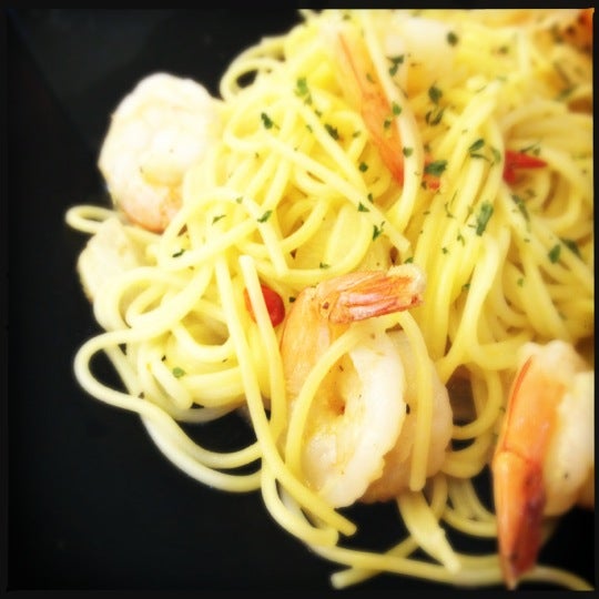 Spicy Prawn Aglio Olio (extra spicy) is my all time fav :)