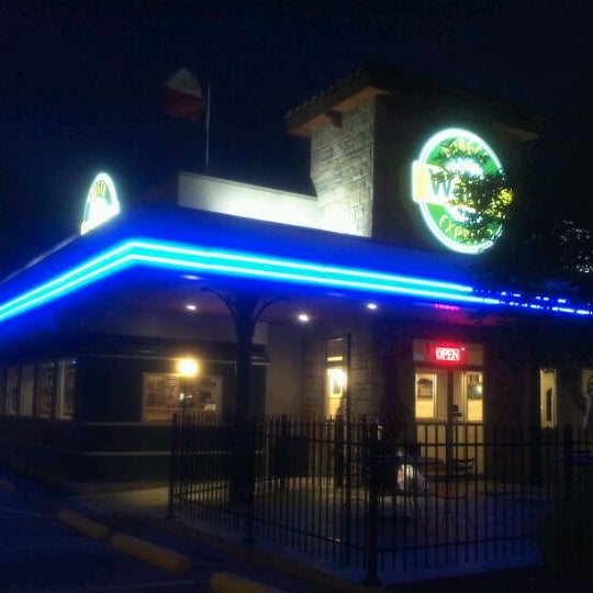 Photo taken at Wally&#39;s Burger Express by Kiosha B. on 4/13/2012
