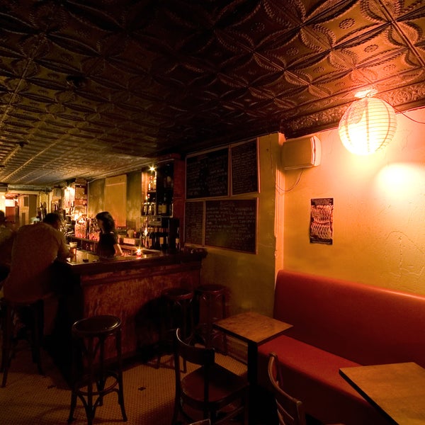 This small French space hosts one of the city’s most diverse music scenes in its back room. Arrive early to take advantage of happy hour, with $1 off beers and $3 off cocktails.
