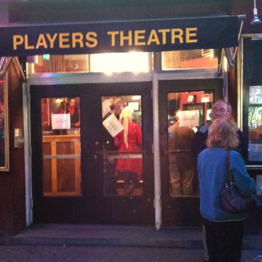 Photo taken at Players Theatre by David N. on 3/19/2012