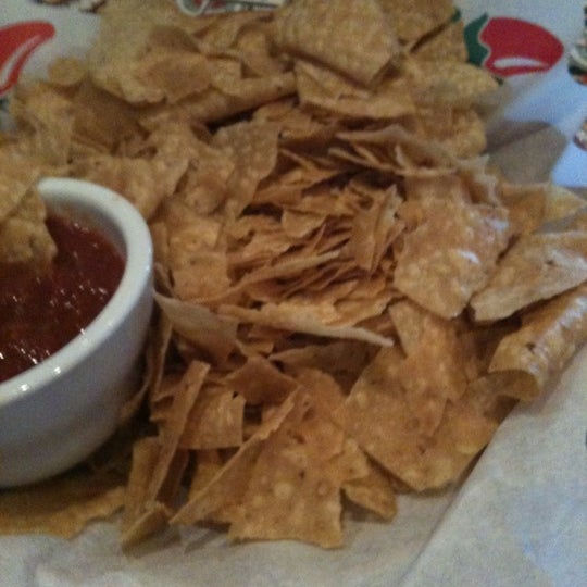 Chips were all crushed up, server didn't check on us after the drink order was placed, ordered at the bar, got my own napkins and to-go-box. Food was good, but I won't be coming back. :(
