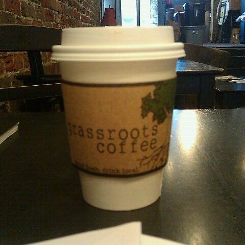 Photo taken at Grassroots Coffee Company by Chandler D. on 12/1/2011