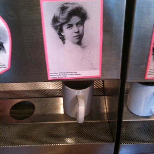 Have your coffee brewed under Eleanor Roosevelt. She makes an amazing coffee...