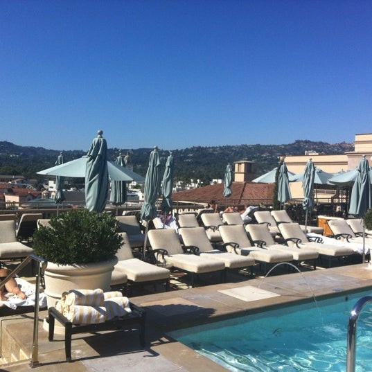 The Rooftop Pool Montagebh West Los Angeles Beverly Hills Ca