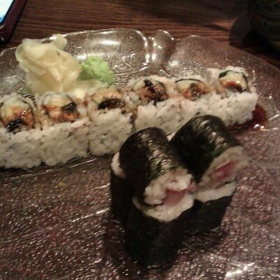 Photo taken at Yoshi Sushi by Val on 6/12/2011