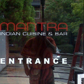 Photo taken at Mantra Indian Cuisine &amp; Bar by David-Carla D. on 10/11/2011