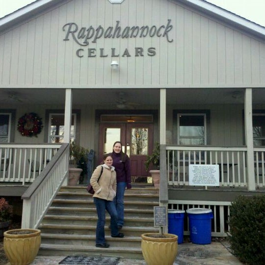 Photo taken at Rappahannock Cellars by Bruce R. on 12/30/2010
