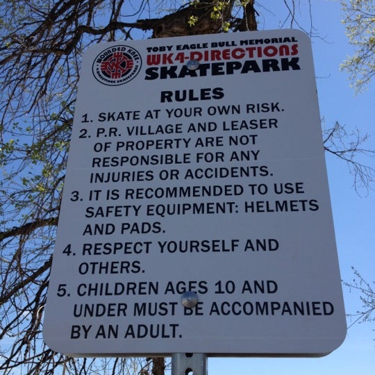 WK4 Directions Skate Park Pine Ridge, SD