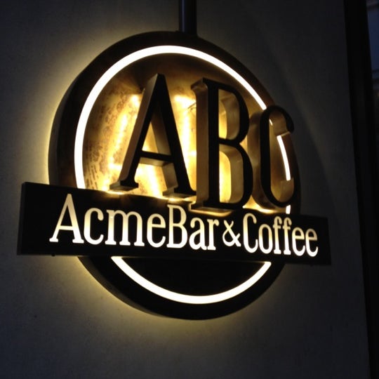 Photo taken at Acme Bar &amp; Coffee by Joyce C. on 4/7/2012