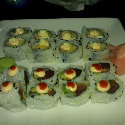 Firefly Roll and Very Spicy Roll. First time in a while I've had a super spicy one. Jalapenos were off the chain on fire :)